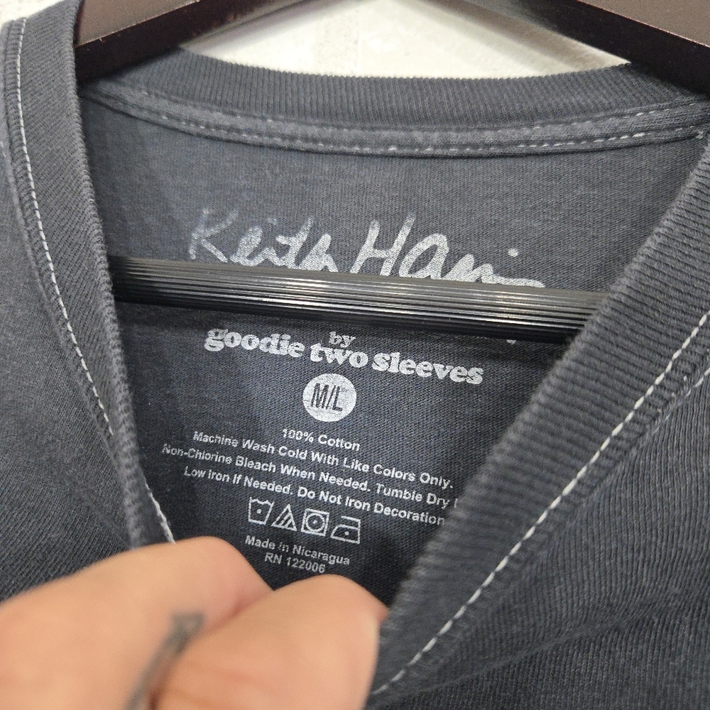 keith haring goodie two sleeves long sleeve tee - Picture 5 of 11